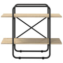 Bogreol 2 niveauer 80 x 35 x 70 cm PB Sonoma-eg