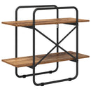 Bogreol 2 niveauer 80 x 35 x 70 cm PB Egetræ