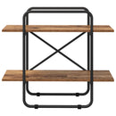 Bogreol 2 niveauer 80 x 35 x 70 cm PB Egetræ