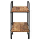 Bogreol 2 niveauer 80 x 35 x 70 cm PB Egetræ