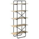Bogreol 5 niveauer 60 x 35 x 175,5 cm PB Sonoma-eg