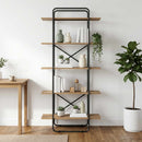 Bogreol 5 niveauer 60 x 35 x 175,5 cm PB Artisan-eg