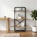 Bogreol 3 niveauer 60 x 35 x 105 cm PB Sonoma-eg