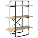 Bogreol 3 niveauer 60 x 35 x 105 cm PB Sonoma-eg