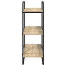 Bogreol 3 niveauer 60 x 35 x 105 cm PB Sonoma-eg