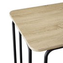Spisebord 100 x 50 x 75 cm Konstrueret træ Sonoma-eg