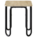 Sofabord Sonoma-eg 40 x 40 x 45 cm Konstrueret træ