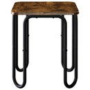 Sofabord Røget eg 40 x 40 x 45 cm Konstrueret træ