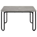 Sofabord Betongrå 59 x 59 x 45 cm Konstrueret træ