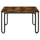 Sofabord Røget eg 59 x 59 x 45 cm Konstrueret træ