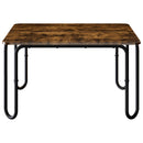 Sofabord Røget eg 59 x 59 x 45 cm Konstrueret træ