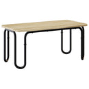 Sofabord Sonoma-eg 100 x 50 x 45 cm Konstrueret træ