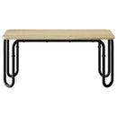 Sofabord Sonoma-eg 100 x 50 x 45 cm Konstrueret træ
