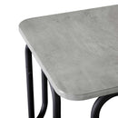 Sofabord Betongrå 100 x 50 x 45 cm Konstrueret træ