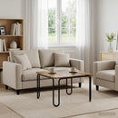 Sofabord Gammelt træ 79,5 x 79,5 x 45 cm Konstrueret træ