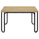 Sofabord Sonoma-eg 100 x 100 x 45 cm Konstrueret træ