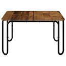 Sofabord Gammelt træ 100 x 100 x 45 cm Konstrueret træ