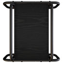 Sofabord Sort eg 40 x 40 x 51 cm Konstrueret træ