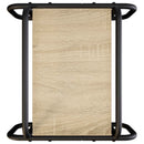 Sofabord Sonoma-eg 40 x 40 x 51 cm Konstrueret træ