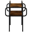 Sofabord Røget eg 40 x 40 x 51 cm Konstrueret træ