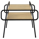 Sofabord Sonoma-eg 50 x 50 x 51 cm Konstrueret træ