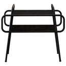 Sofabord Sort eg 60 x 30 x 51 cm Konstrueret træ