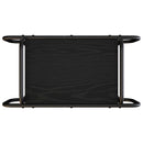 Sofabord Sort eg 60 x 30 x 51 cm Konstrueret træ