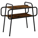 Sofabord Røget eg 60 x 30 x 51 cm Konstrueret træ