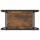 Sofabord Røget eg 60 x 30 x 51 cm Konstrueret træ