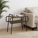 Sofabord Artisan-eg 60 x 30 x 51 cm Konstrueret træ