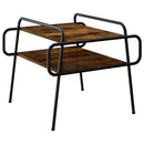 Sofabord Røget eg 60 x 60 x 51 cm Konstrueret træ