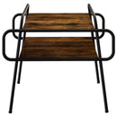 Sofabord Røget eg 60 x 60 x 51 cm Konstrueret træ