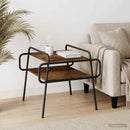 Sofabord Gammelt træ 60 x 60 x 51 cm Konstrueret træ