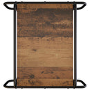 Sofabord Gammelt træ 60 x 60 x 51 cm Konstrueret træ
