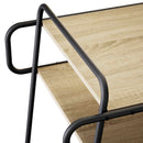 Sofabord Sonoma-eg 70 x 50 x 51 cm Konstrueret træ