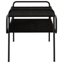 Sofabord Sort eg 100 x 50 x 51 cm Konstrueret træ