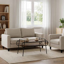 Sofabord Røget eg 100 x 50 x 51 cm Konstrueret træ