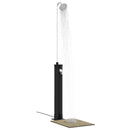 Solbruser med Brusehoved PVC, ABS, Zinklegering Sort