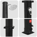 Solbruser med bruserhoved og vandhane PVC, ABS, Zinklegering