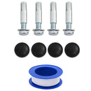 Solbruser med brusehoved PVC, ABS, Zinklegering Sort