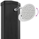 Solbruser med bruserhoved og vandhane PVC, ABS, Zinklegering