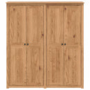 Garderobeskab PANAMA Honning 169 x 50 x 185 cm Massivt fyrretræ
