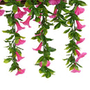 Kunstige blomster Lilla rød 55 x 20 x 55 cm PE og stål