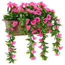 Kunstige blomster Lilla rød 55 x 20 x 55 cm PE og stål