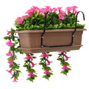 Kunstige blomster Lilla rød 55 x 20 x 55 cm PE og stål