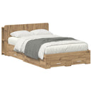 Sengestel med opbevaring med hovedgærde Artisan-eg 120 x 190 cm