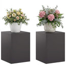 Planteholder 2 pcs Sort 30 x 30 x 40 cm Stål