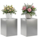 Planteholder 2 pcs Sølv 30 x 30 x 40 cm Rustfrit stål