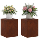 Planteholder 2 pcs Rusten 30 x 30 x 40 cm Cortenstål