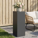 Planteholder Antracit 30 x 30 x 80 cm Rustfrit stål